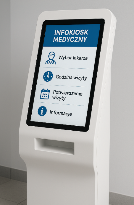 Infokiosk medyczny – nowoczesna rejestracja pacjenta krok po kroku